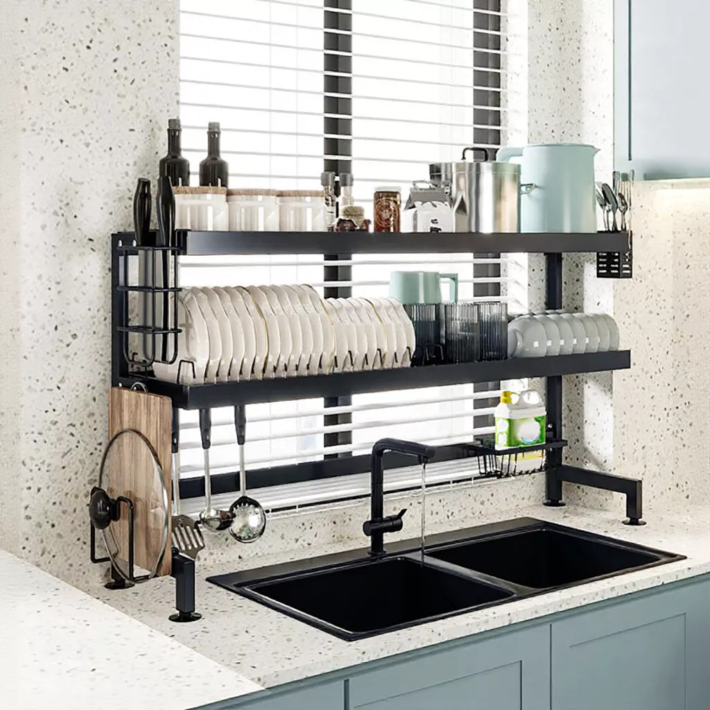 Kệ đựng bát đĩa Trên Bồn Rửa Bát